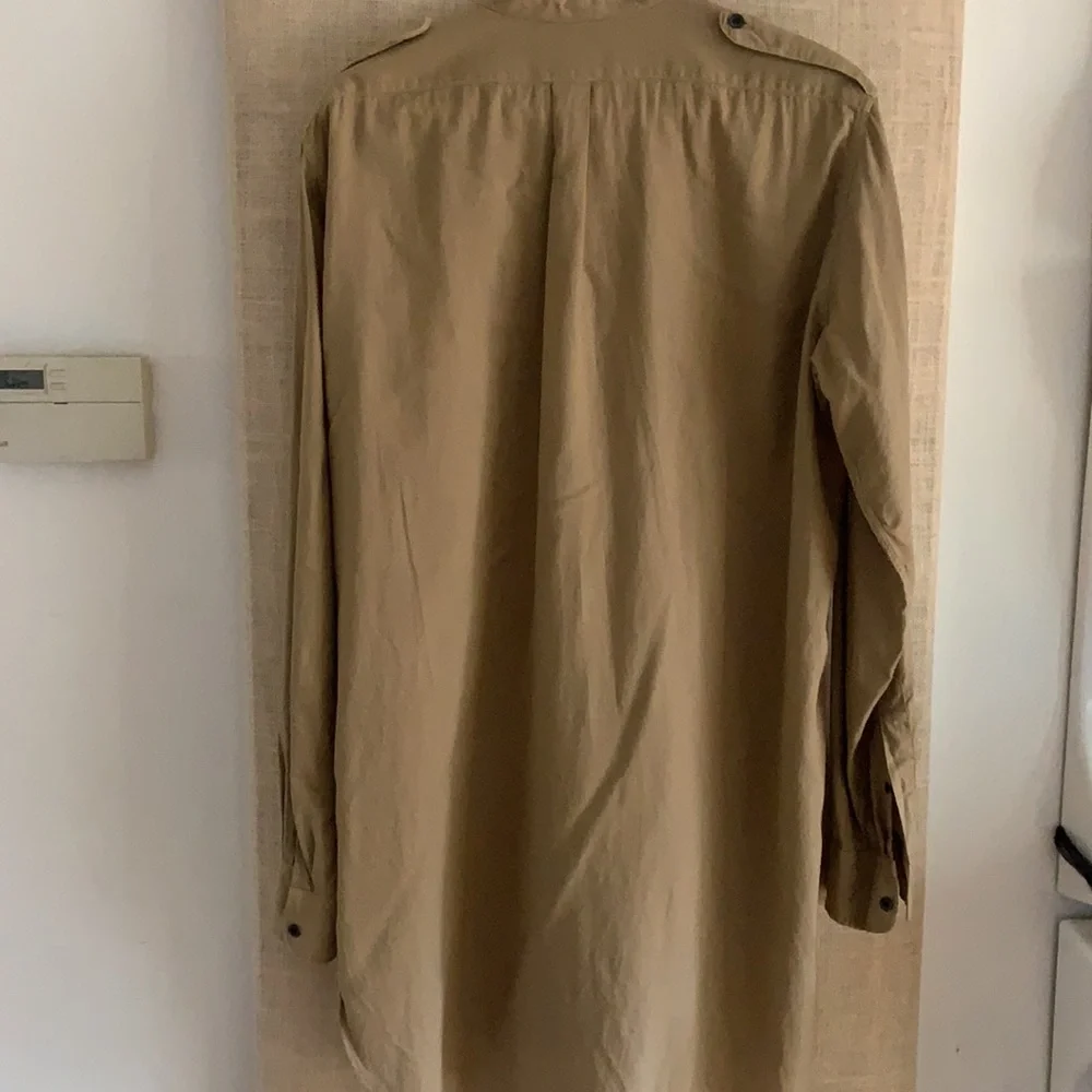 Dries Van Noten military shirt long tunic with epaulets - Picture 3 of 12